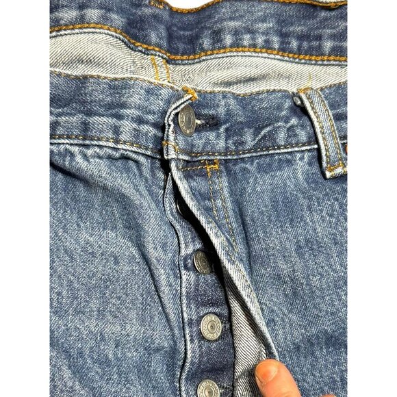 Levi's 501 Jeans Blue Size 40 x 30 - Picture 7 of 11